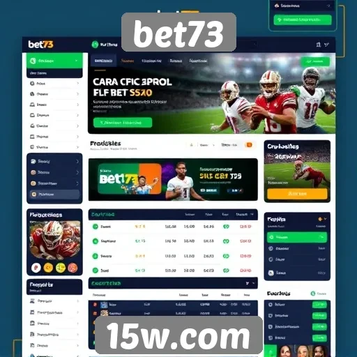 Análise da interface do site de apostas bet73