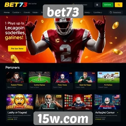 Análise das funcionalidades do site de jogos bet73