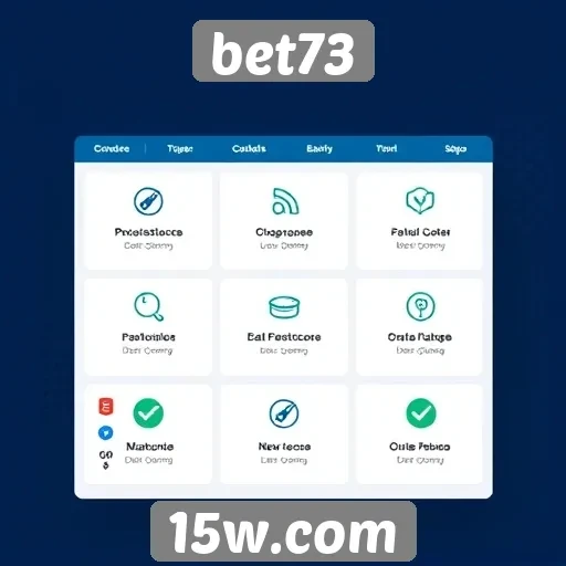 Análise das funcionalidades do site bet73