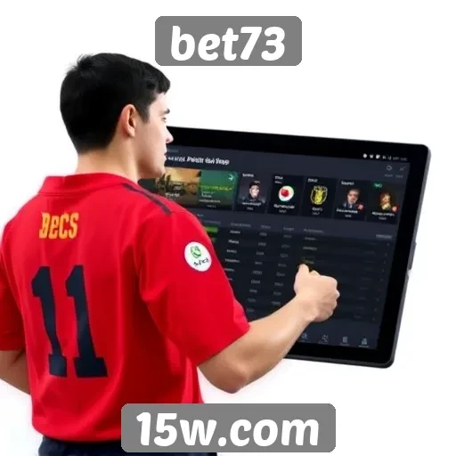 Facilidade de navegação no site bet73
