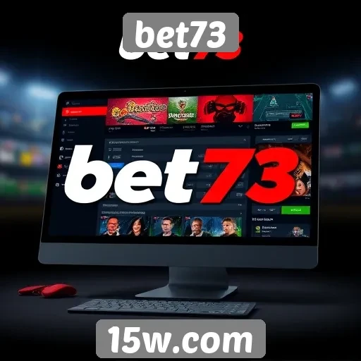 Navegação e usabilidade da interface do site bet73