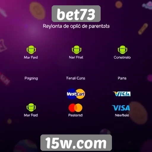 Revisão das opções de pagamento no Bet73