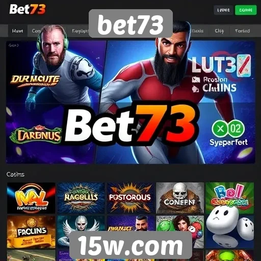 Variedade de jogos disponíveis no Bet73 impressiona